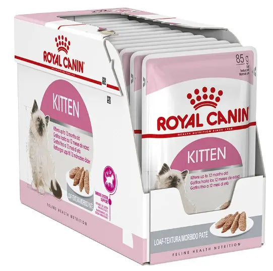 Royal Canin Kitten Pate Caja 12X85Gr, comida húmeda para gatos