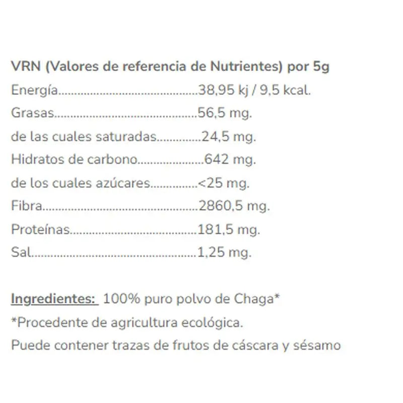 Salud Viva Chaga Cogumelo selvagem da Sibéria , 100 g