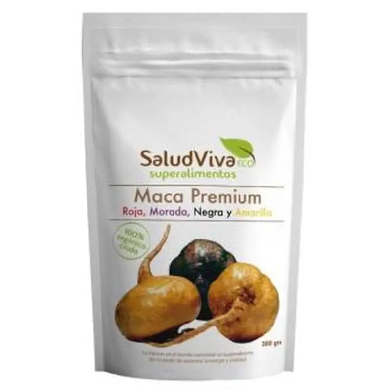 Salud Viva Maca Premiun En Polvo 200Gr. Bio Sg S/A Vegan 