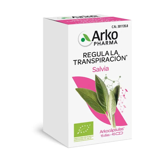 Arkocápsulas Salvia Bio 48 Capsules Arkopharma