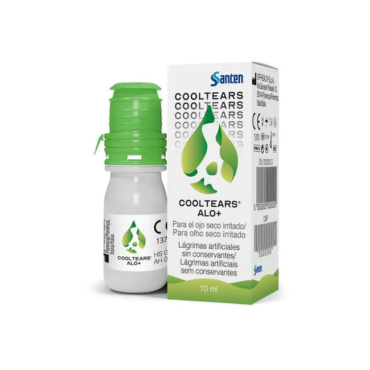 Santen Cooltears Alo+ Lágrimas Artificiais Multidose, 10 ml