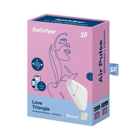 Satisfyer Connect Love Triangle Stimulator & Vibrador - Branco