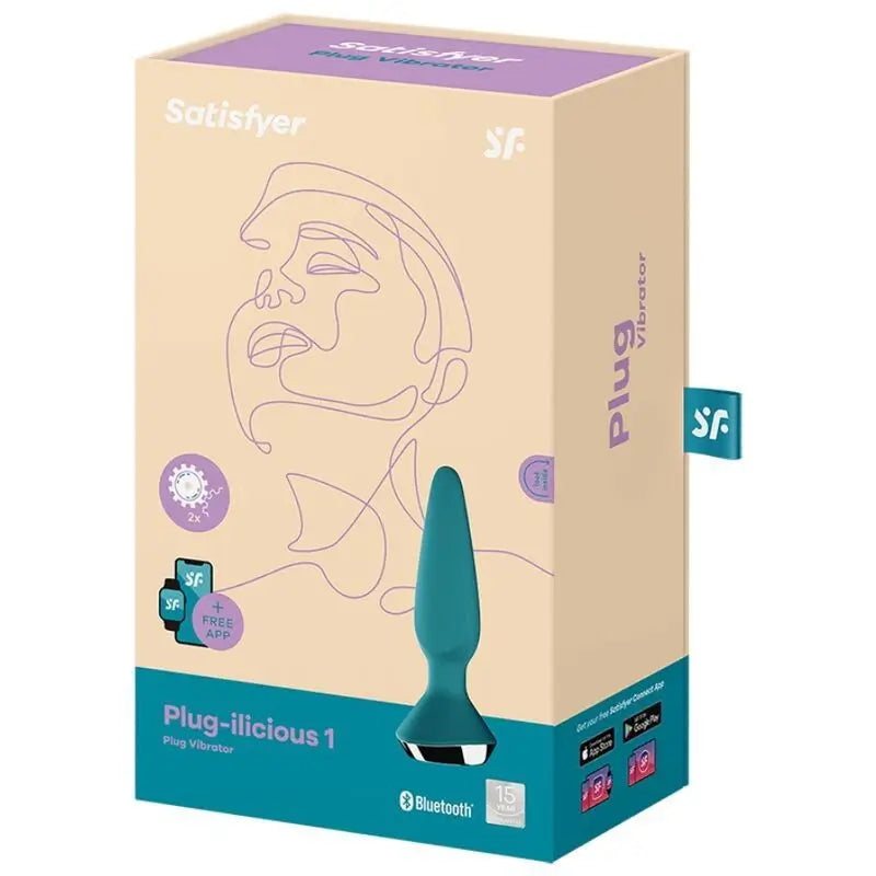 Satisfyer Connect Plug Ilicious 1 Plug Con Vibracion - Verde