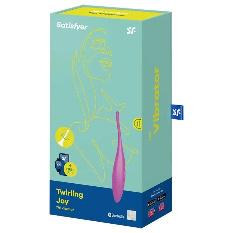 Satisfyer Connect Twirling Joy Estimulador Clitoris - Fucsia