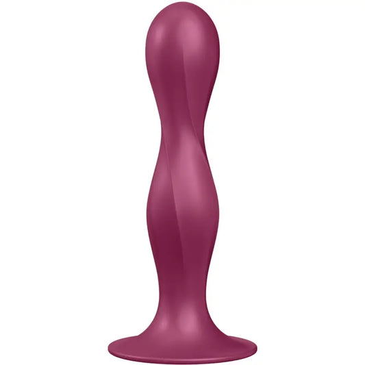 Dildo de Silicone Satisfyer Double Ball-R Maroon