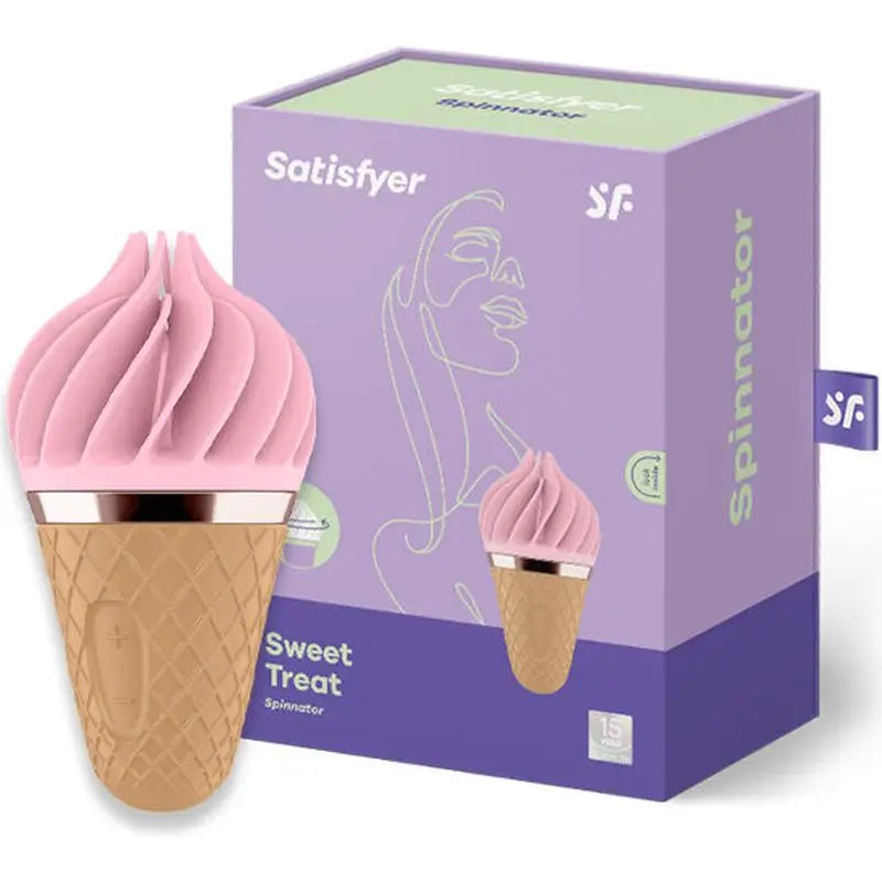 Satisfyer Spinnator Sweet Treat Spinnator Marron & Rosa