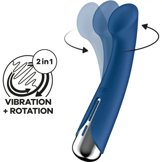 Satisfyer Vibrador giratório G-Sport 1 Rotator Azul