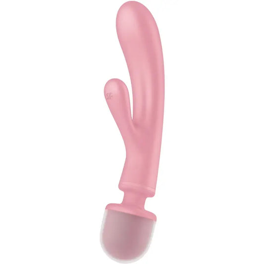 Satisfyer Triple Lover Vibrador Rosa Rabbit Massajador