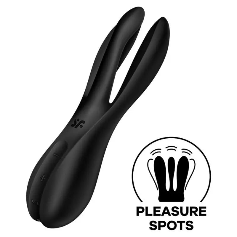 Satisfyer Vibrator Threesome 2 Vibrador - Negro