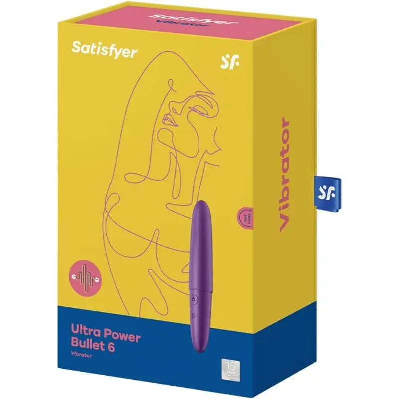 Satisfyer Vibrator  Ultra Power Bullet 6 Bala Vibradora Morada