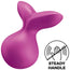 Satisfyer Viva La Vulva 3 Vibrador deitado Roxo