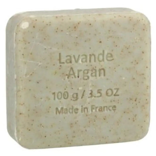 Savon Du Midi Jabon Exfoliante Argan-Lavanda Pastilla 100Gr. Bio 