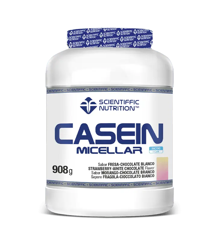 Scientiffic Nutrition Caseína Morango Chocolate Branco, 908 g