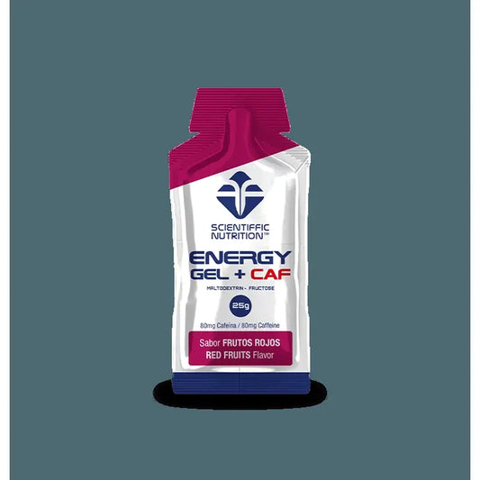 Scientiffic Nutrition Energy Gel +Caf Frutos Vermelhos , 25 gramas