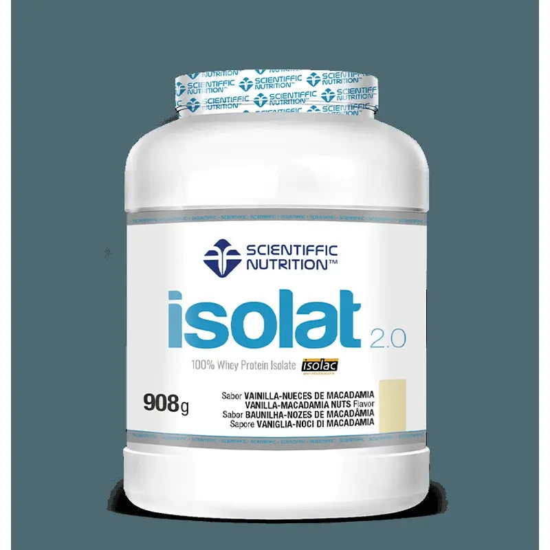 Scientiffic Nutrition Isolat 2.0 Baunilha Nozes de macadâmia , 908 gramas