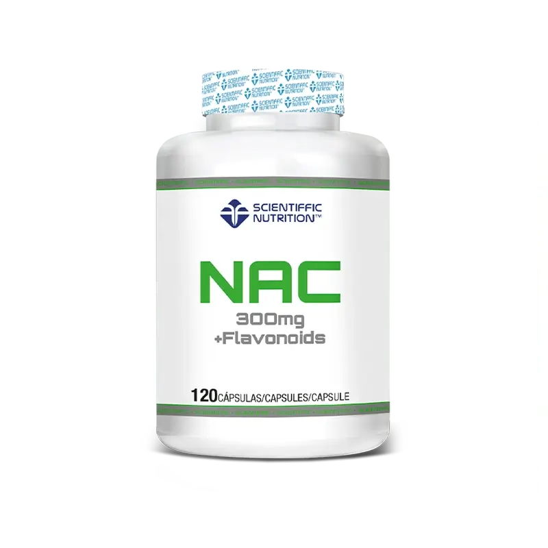 Scientiffic Nutrition Nac +Flavonóides 300Mg , 120 cápsulas