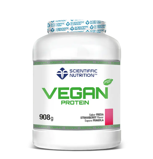 Scientiffic Nutrition Vean Protein Morango - Creme, 908 g