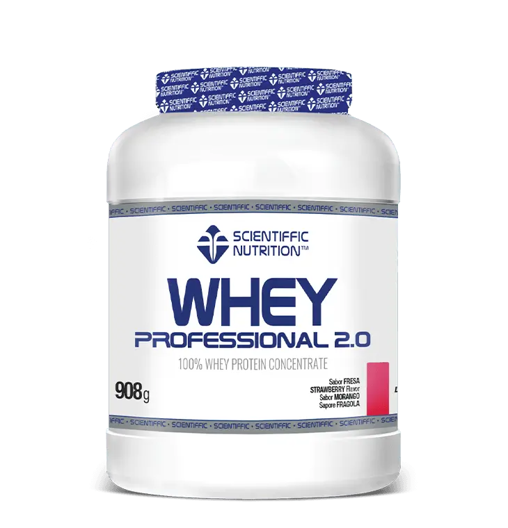 Scientiffic Nutrition Whey Professional 2.0 Morango, 908 g