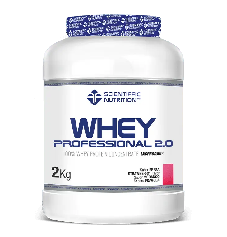 Scientiffic Nutrition Whey Professional 2.0 Morango, 2 kg