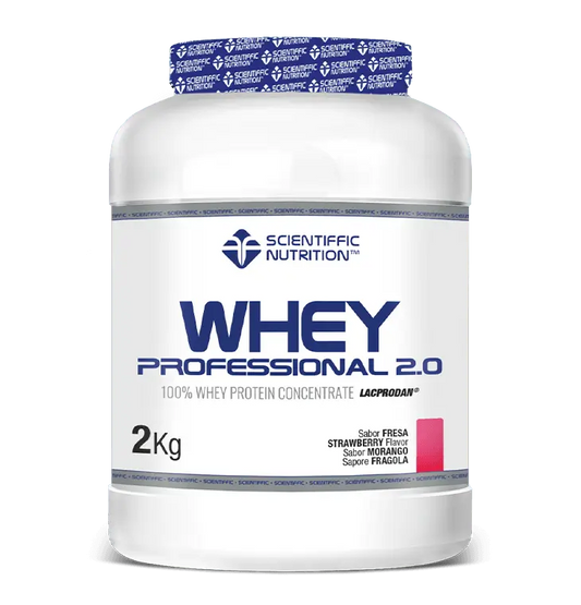 Scientiffic Nutrition Whey Professional 2.0 Morango, 2 kg