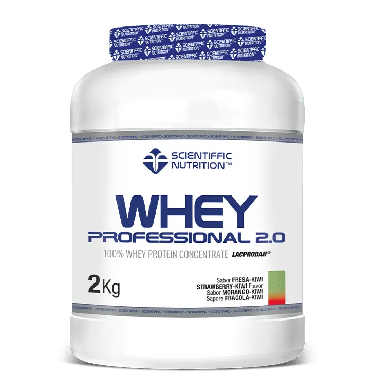 Scientiffic Nutrition Whey Professional 2.0 Morango Kiwi, 2 kg