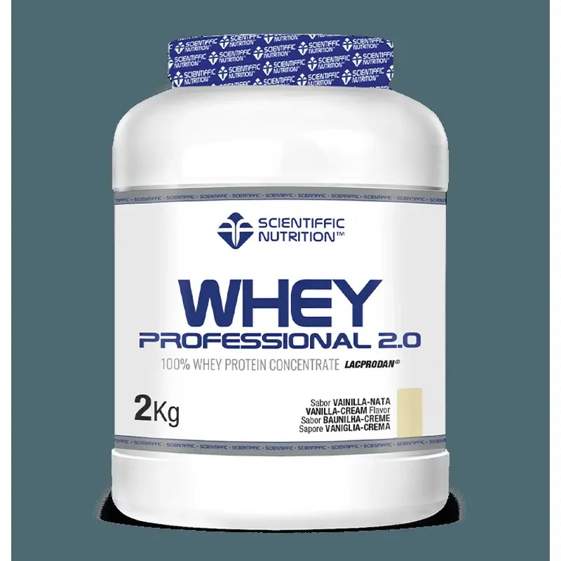 Scientiffic Nutrition Whey Professional 2.0 Baunilha, 2000 gramas