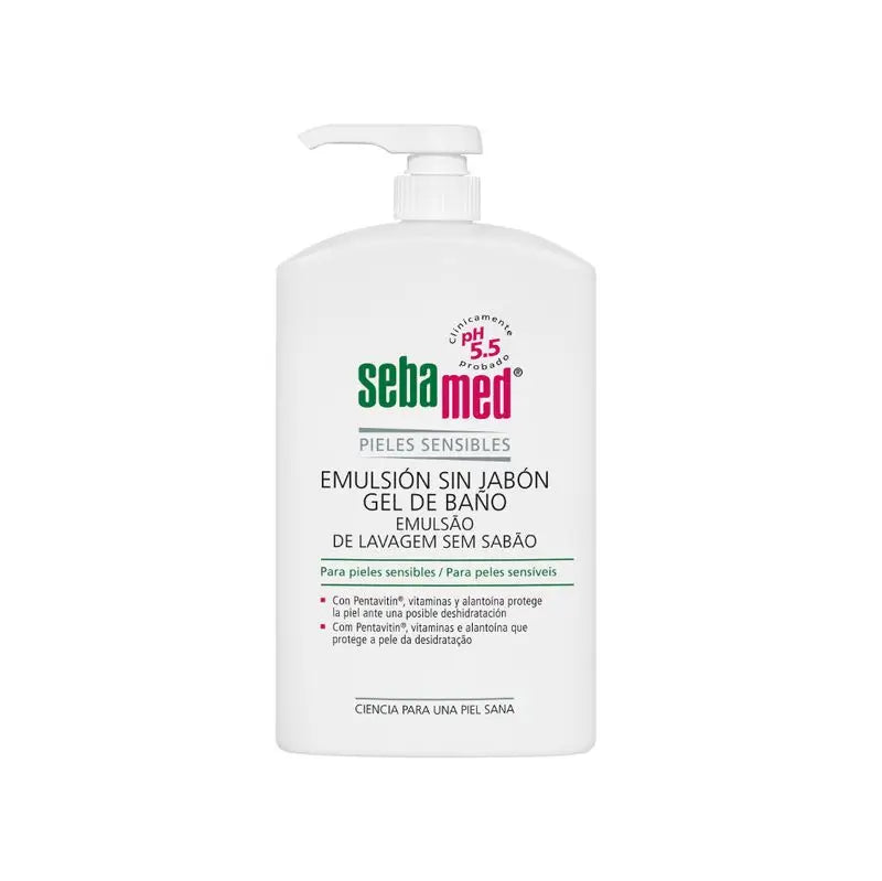 SEBAMED Gel de Baño Emulsión Sin Jabón 1000 ml