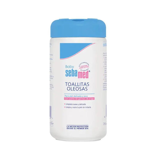 SEBAMED Baby Toalhetes Oleosas 70 Unidades