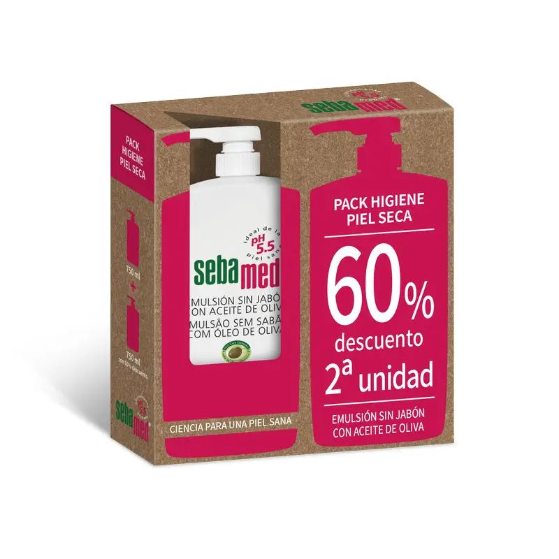 SEBAMED Emulsão Sem Sabonete Duplo Olive, 1500 ml