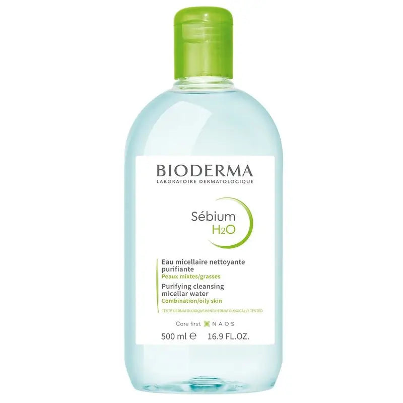 BIODERMA Sebium H2O Micellar Água Micelar, 500 ml