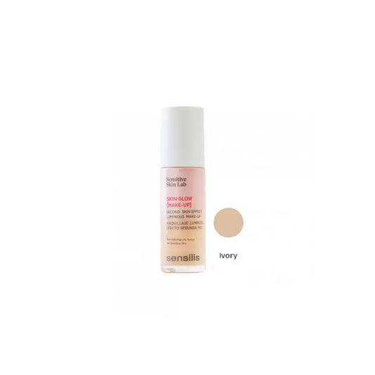 Sensilis Skin Glow Makeup Luminous Foundation - Tonalidade Ivory 01, 30 ml