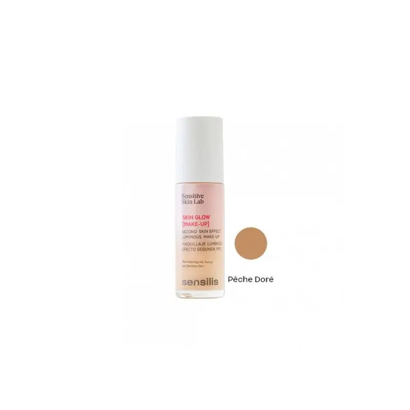 Sensilis Skin Glow Makeup Luminous Foundation - Sombra Pêche Dore 05, 30 ml