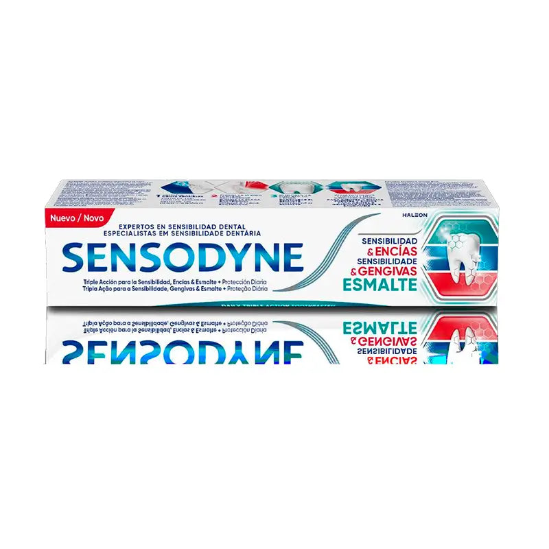 Pasta de dentes Sensodyne Sensibilidade, Gengivas e Esmalte, 75 ml