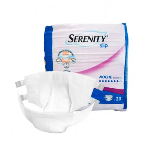 Serenity Slip Extra Grande Sup Noche 80 Uds