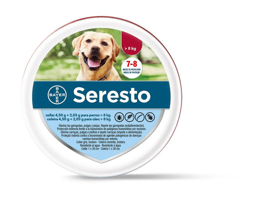 Seresto Collar Perros +8Kg Grande