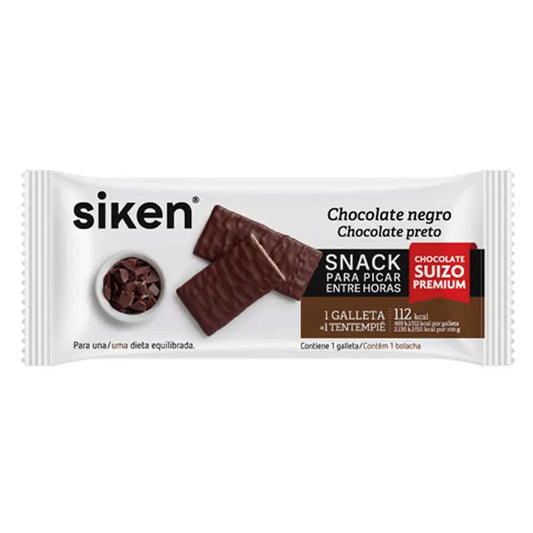 Siken Snack Galleta Chocolate Negro 22 gr