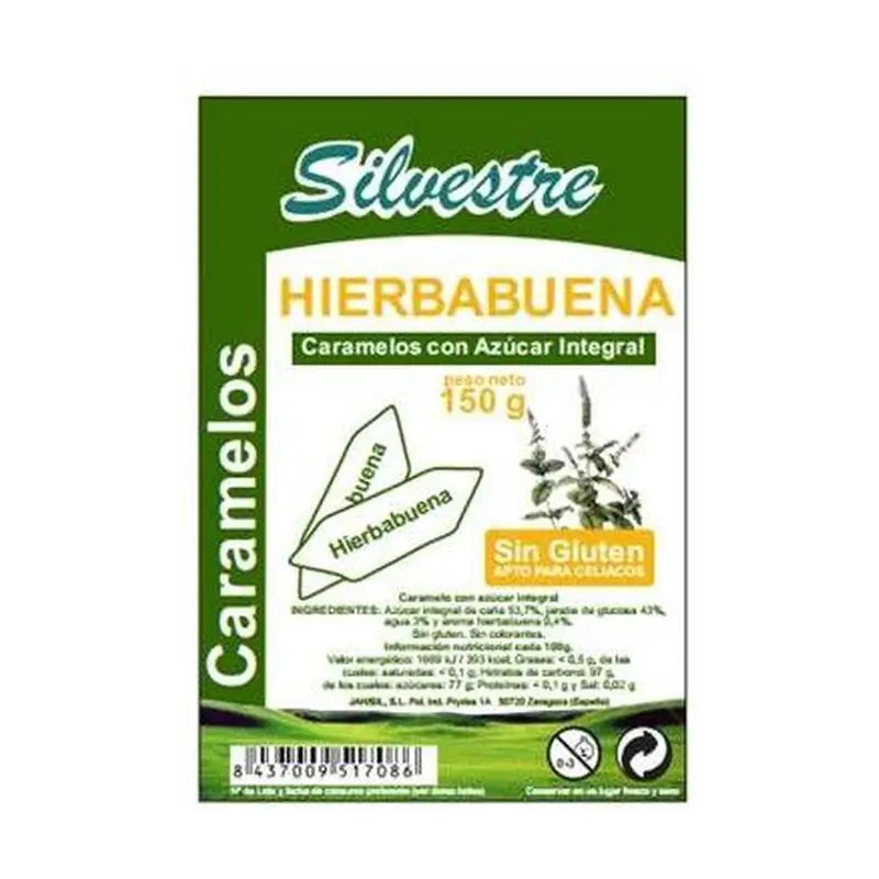 Silvestre rebuçados de hortelã-pimenta Açúcar de cana 1Kg