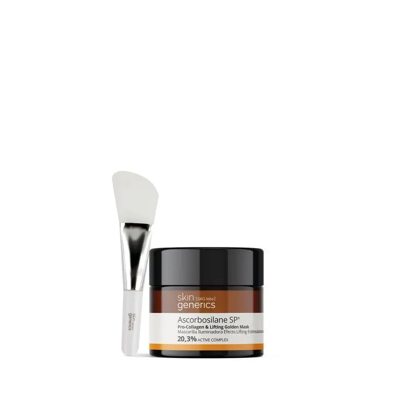 Skin Generics Procollagen & Lifting Golden Mask Ascorbosilane Sp 20,3% Complexo Ativo, 50 ml