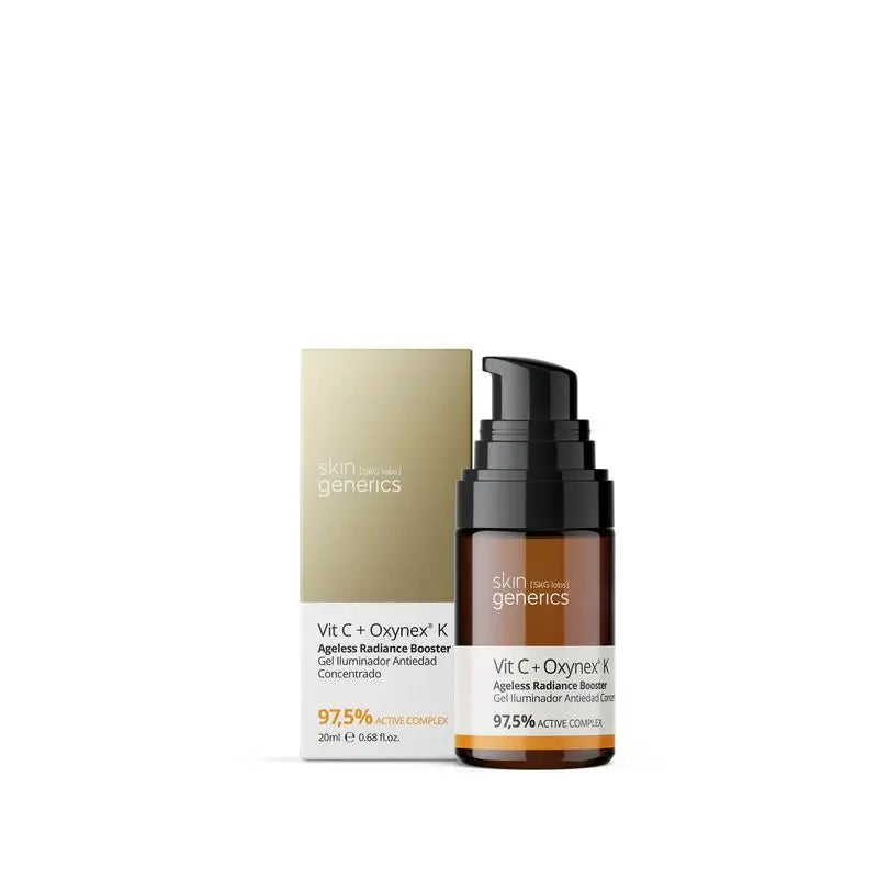 Skin Generics Vit C + Oxynex K Gel Concentrado Luminoso Anti-Idade, 20 ml