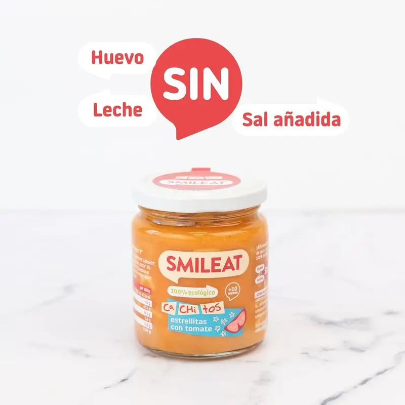 Sorriso Pequena Frasco com pedaços de massa de tomate, 6x230 gr