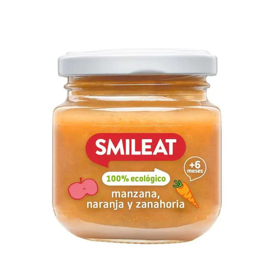 Smileat Maçã, Laranja e Cenoura Cubo Pequeno, 6x130 Gr