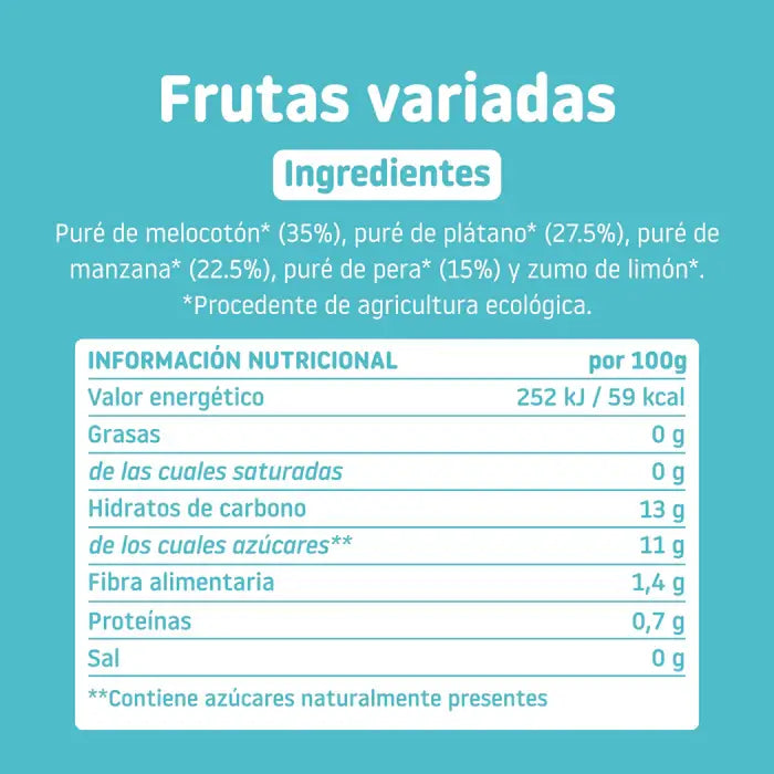 Smileat Pouch Frutas Variadas 100 Gr