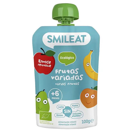 Smileat Pouch Frutas Variadas 100 Gr