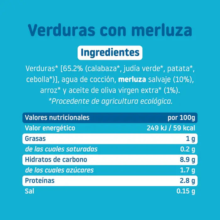 Smileat Tarrito Merluza con Verduras 230 Gr