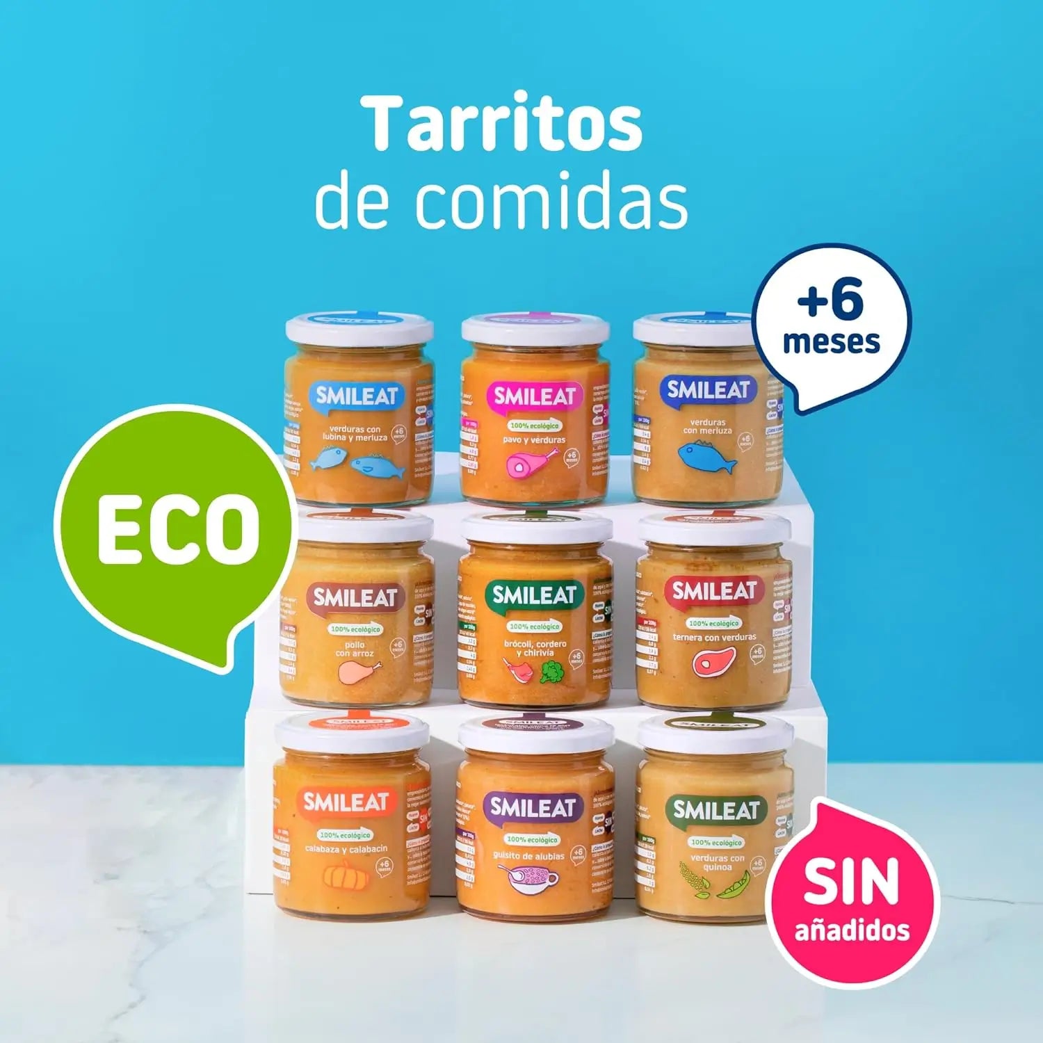 Smileat Tarrito Merluza con Verduras 230 Gr