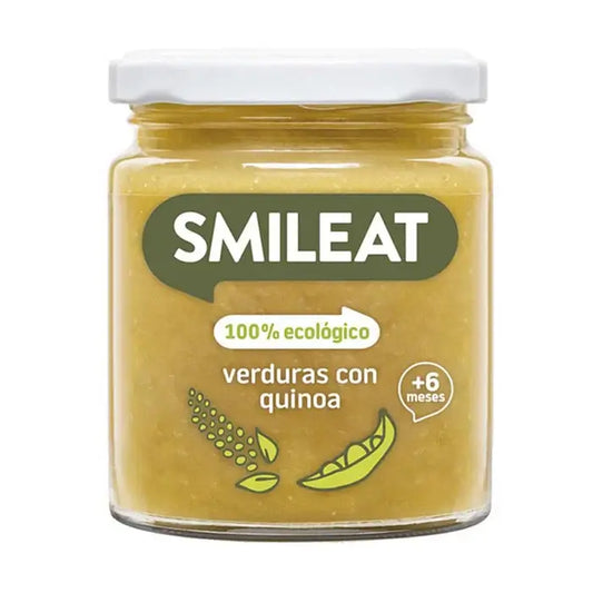 Smileat Tarrito Verduras con Quinoa Ecológico 230 Gr