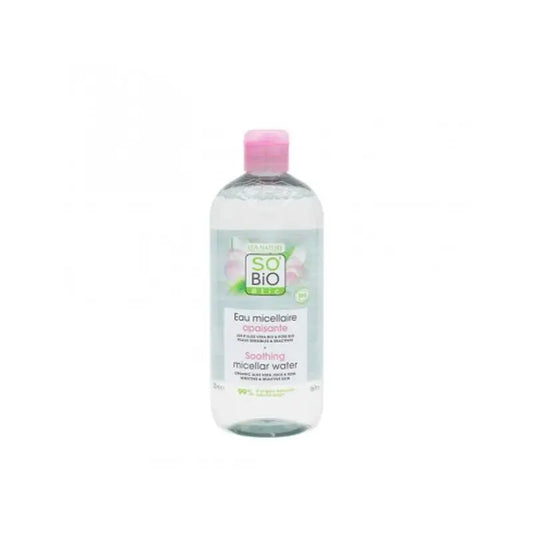 So´Bio Etic Agua Micelar Calmante Aloe-Rosas 500Ml. Bio 