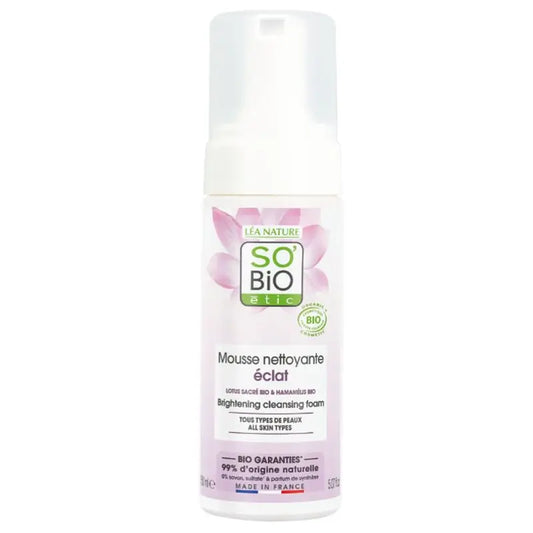 So'Bio Etic Espuma de Limpeza Luminosa 150Ml.