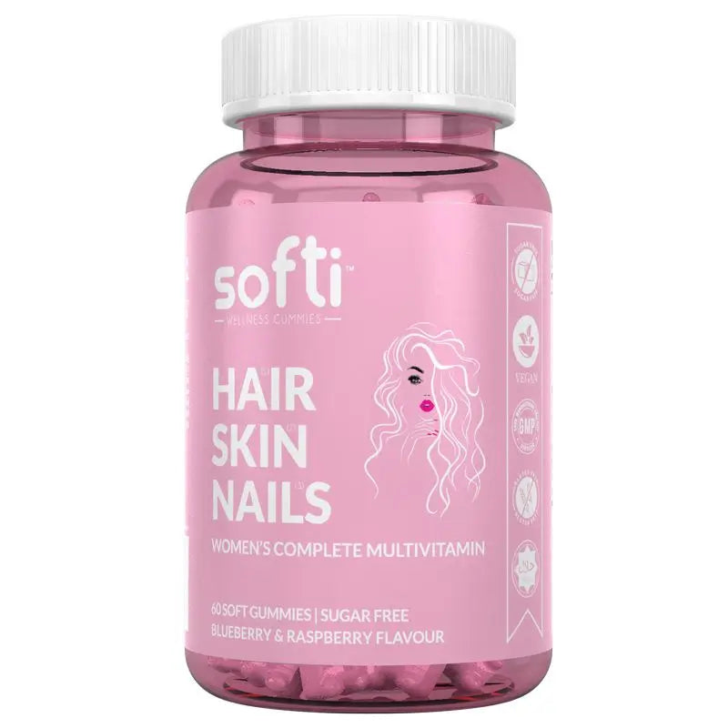 Softi Hair Skin Nails Gummies , 60 gummies