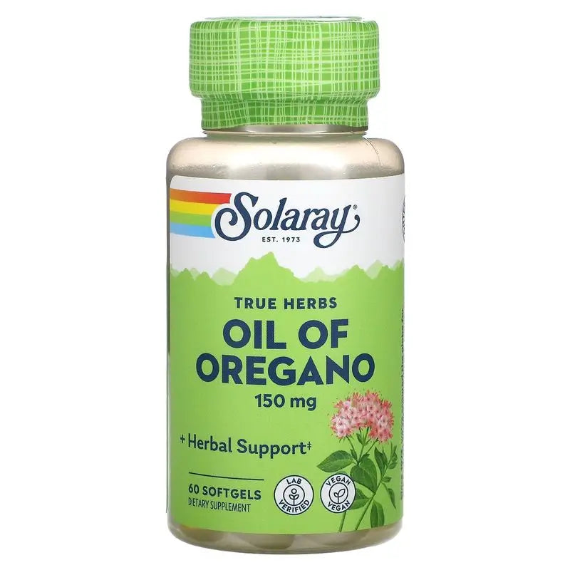 Solaray Oil Oregan 150 Mg, 60 Pérolas